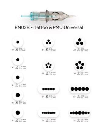 Tattoo & PMU Universal Cartridge 1R